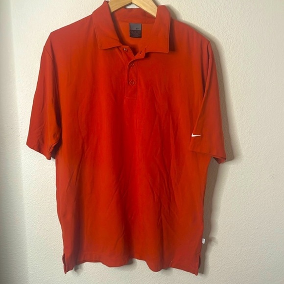 Men’s orange Nike Polo size M - Picture 1 of 4